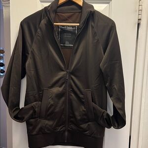 Foot Locker Men's Dark Brown Zip Bomber Jacket
